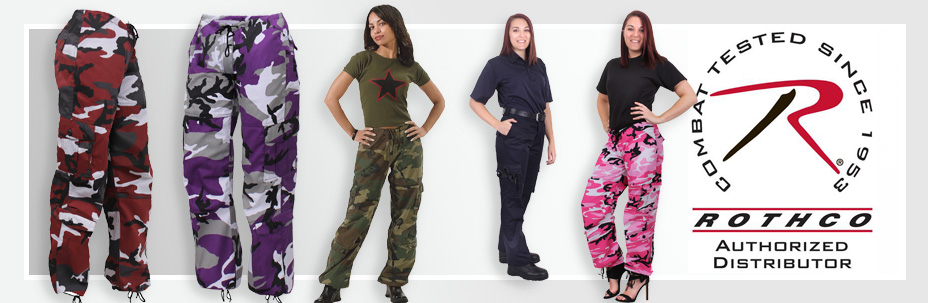 Женские камуфлированные брюки Rothco производства Китая для США