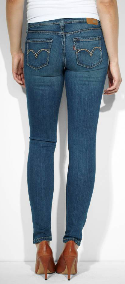 Levis Low Rise Demi Curve Skinny Jeans