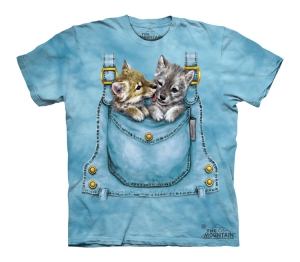 Футболка детская с коротким рукавом Wolf Pocket - The Mountain