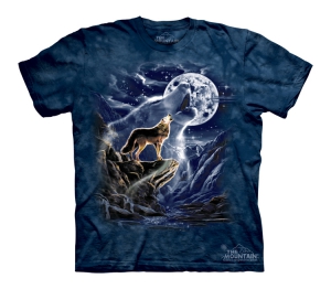 Футболка детская с коротким рукавом Wolf Spirit Moon - The Mountain