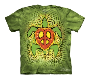 Футболка детская с коротким рукавом Rasta Peace Turtle - The Mountain