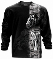 Реглан мужской с длинным рукавом White Tiger Stripe