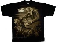 Футболка The Mountain -  Bullldog rider | Liquid Blue| Аквамир
