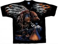 Футболка The Mountain -  Indian bear | Liquid Blue| Аквамир