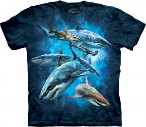 Футболка детская с коротким рукавом Shark Collage - The Mountain