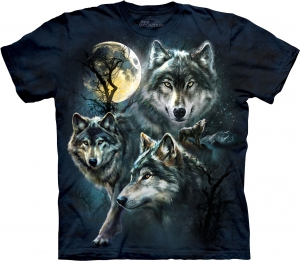 Футболка детская с коротким рукавом Moon Wolves Collage - The Mountain