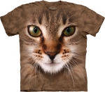 Купить The Mountain Футболка Striped Cat Face - Морда полосатого кота