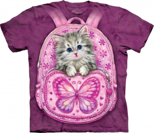 Футболка The Mountain - Backpack Kitty