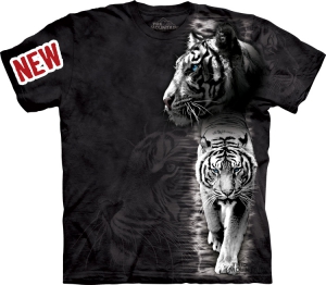Футболка The Mountain  - White Tiger Stripe