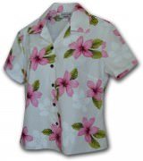 Pacific Legend Pink Plumerias Hawaiian Shirts - 348-3551 Pink