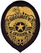 Нашивка Security Officer Gold Patch