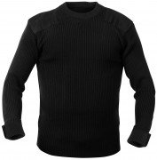 Rothco GI Style Acrylic Commando Sweater Black 6347