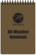 Rothco All Weather Waterproof Notebook Coyote Cover 10Х15 см)44800