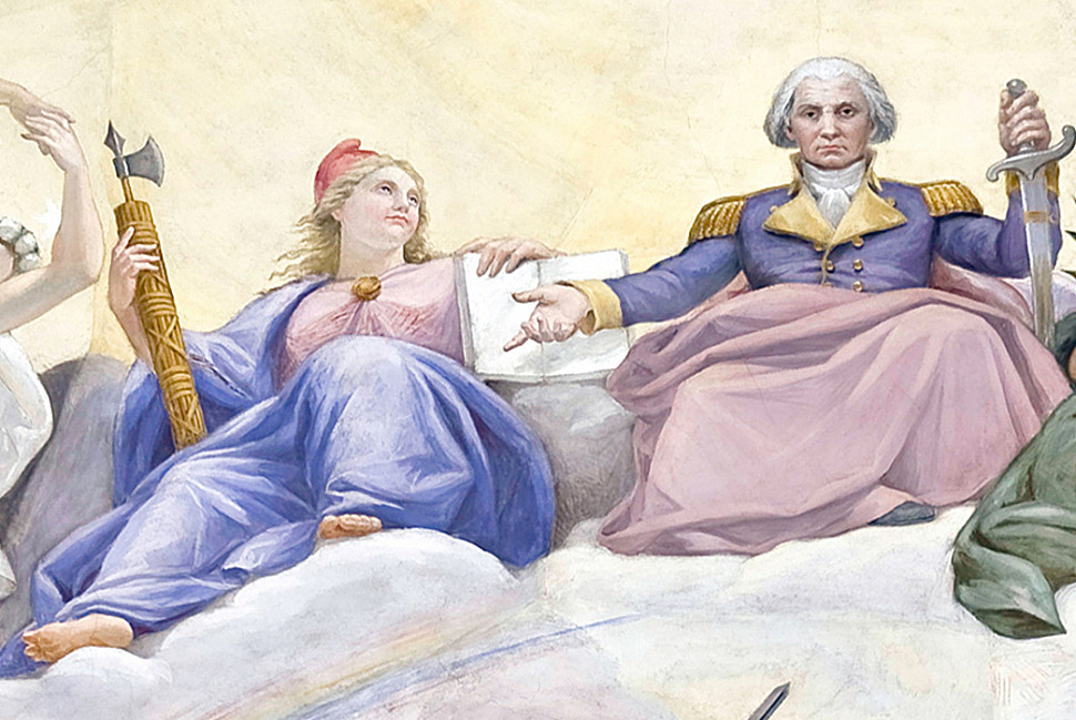 «Апофеоз Джорджа Вашингтона». Изображение с сайта Architect of the Capitol.