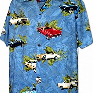 Мужские гавайские рубашки производства США с красивыми рисунками природы, цветов, автомобилей, мотоциклов, океана и пальм