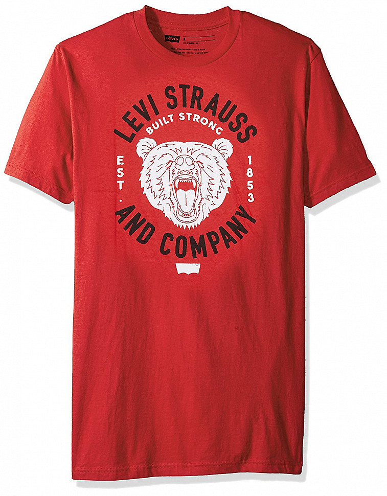 Levis Mens Juggler T-Shirt Red