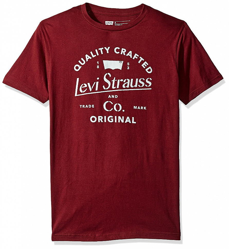 Levi's Men's Apache T-Shirt Burgundy