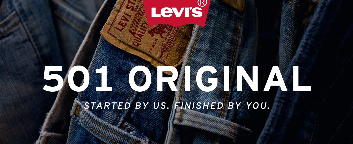 Джинсы мужские Levis 501 Original Fit из хлопка