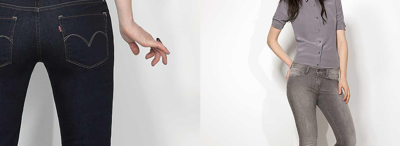 Женские скинини джинсы Levis Low Rise Demi Curve Skinny Jeans