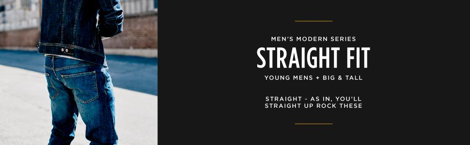 Lee Men's Modern Series Straight Fit Jean с составом ткани 99% хлопок, 1% эластан