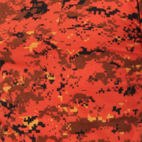 Orange Digital Camo