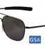 Очки American Optical The Original Pilot Sunglasses 57mm - Black Frame 10700 - Очки American Optical The Original Pilot Sunglasses 57mm - Black Frame 10700