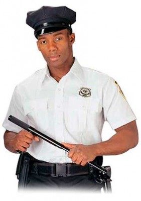 Рубашка полицейская форменная с коротким рукавом белая Rothco Short Sleeve Uniform Shirt White 30015, фото
