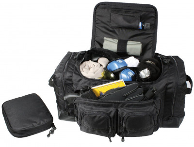 Черная полицейская грузовая сумка Rothco Deluxe Law Enforcement Gear Bag Black 8149, фото