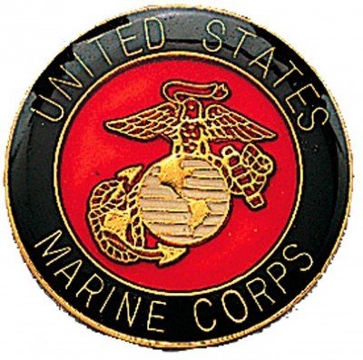 Значок с эмблемой Корпуса Морской Пехоты США Marine Corps Pin 1775, фото
