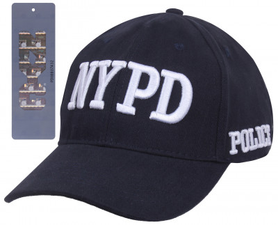 Лицензированная бейсболка полиции Нью-Йорка Officially Licensed NYPD Adjustable Cap Navy Blue 8270, фото
