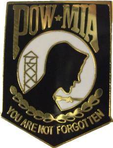 Знак нагрудный Rothco POW/MIA Crest Pin # 1569, фото