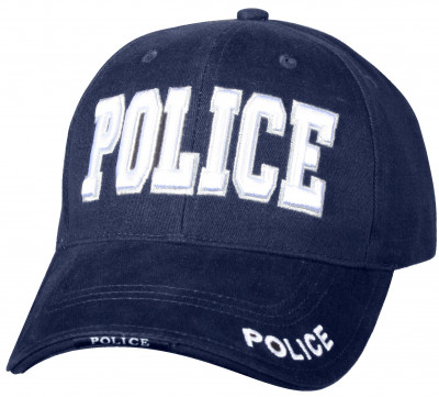 Полицейская бейсболка Rothco Deluxe Police Low Profile Cap Navy Blue 9489, фото