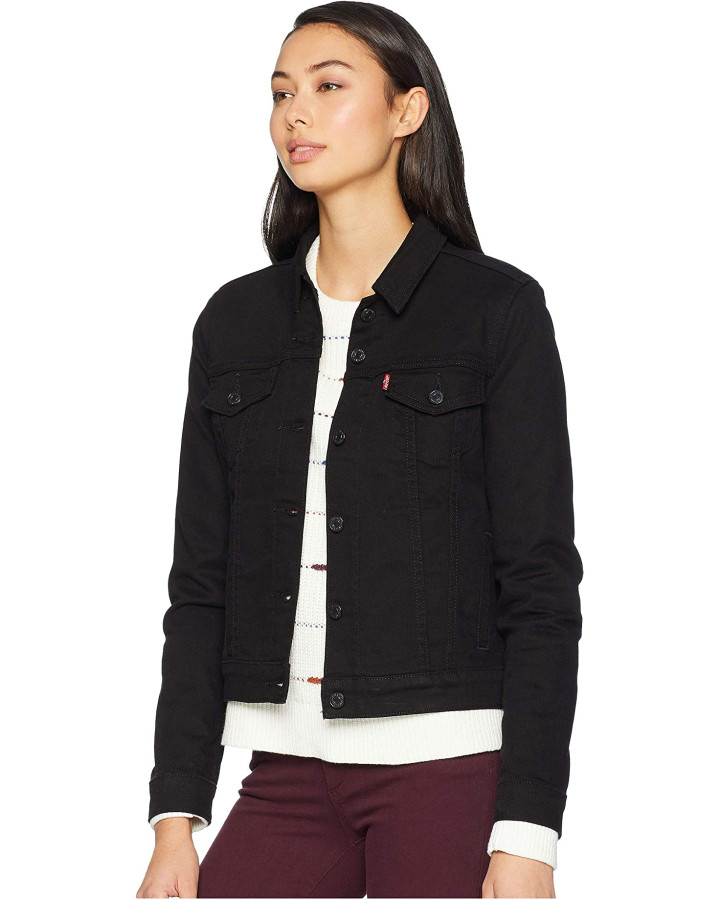 Levi s Womens Original Trucker Jacket Black Black