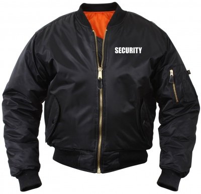 Куртка Rothco MA-1 Flight Jacket Security 7357, фото