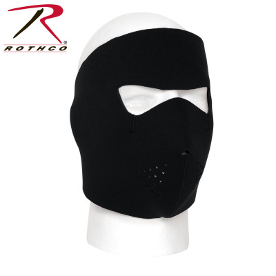 Маска неопреновая черная Rothco Neoprene Full Face Mask Black 1255, фото