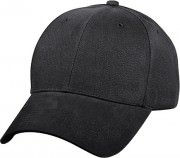 Rothco Supreme Solid Color Low Profile Cap Black 8283