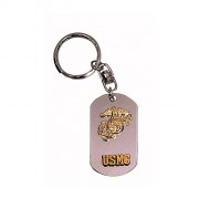 Жетон-брелок для ключей Dog Tag Key Chain - Silver U.S.M.C. - 4782
