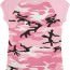 Женская милитари футболка Rothco Short Sleeve Camo Raglan T-Shirt Pink Camo - 8039 - 
