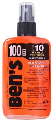 Американский спрей от комаров и клещей c DEET Tender Ben's® 100 Pump Insect Repellent 100мл , фото