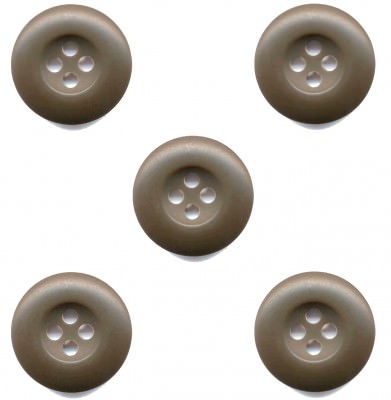 Запасные оливковые пуговицы для военной одежды образца НАТО BDU Buttons Olive Drab (100 шт) 205, фото