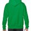 Толстовка Gildan Mens Hooded Sweatshirt Irish Green - Толстовка с капюшоном однотонная Gildan Mens Hooded Sweatshirt Dark Irish Green