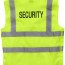 Сигнальный жилет ярко-зеленый с надписью «SECURITY» Rothco 5-point Breakaway Vest Safety Green 8457 - Жилет сигнальный Rothco сетчатый ярко-зеленый для сотрудиков охраны с логотипом SECURITY 8457