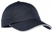 Port Authority Sandwich Bill Cap Classic Navy/ White