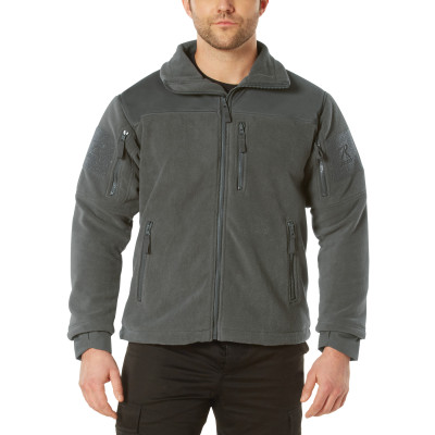 Куртка темно-серая флисовая тактическая Rothco Spec Ops Tactical Fleece Jacket Charcoal Grey 96695, фото