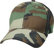 Rothco Supreme Camo Low Profile Cap Woodland Camo 8225