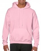 Gildan Mens Hooded Sweatshirt Light Pink