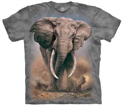 Американская футболка со слоном The Mountain T-Shirt African Elephant 105959, фото