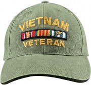 Rothco Vietnam Veteran Deluxe Vintage Low Profile Insignia Cap 9721