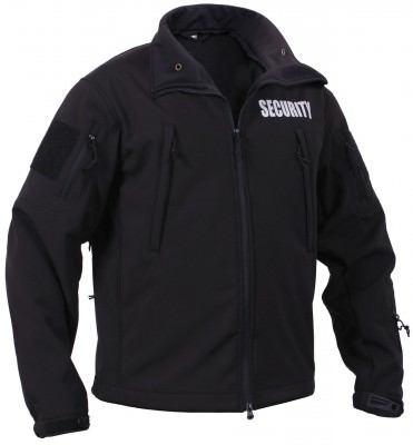 Мембранная куртка Rothco Special Ops Soft Shell Security Jacket Black - 97670, фото