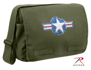 Rothco Air Corps Heavyweight Classic Messenger Bag Olive Drab 9756